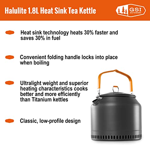 Halulite 1.8L Tea Kettle HS I Heat Sink Technology