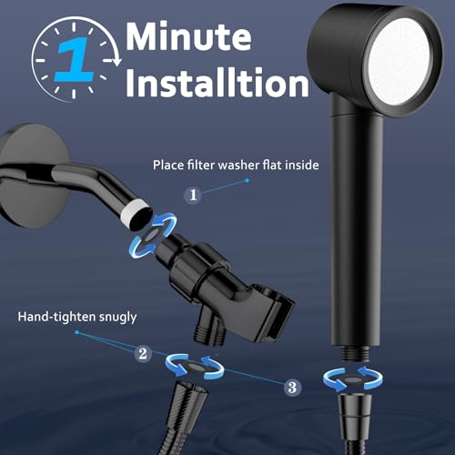 Filtered Shower Head with Handheld
