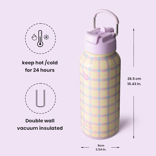 32oz Insulated Water Bottle with Pill Box