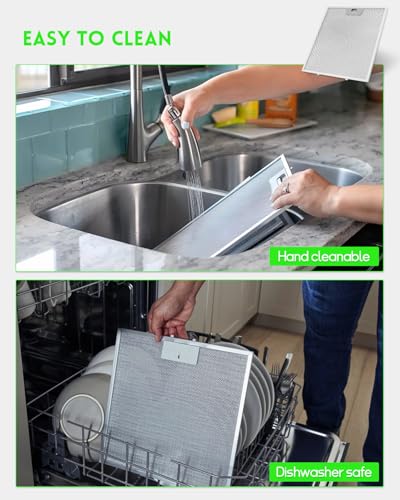 Range Hood Grease Filter Fit for GE JVW5361SJSS JVW5361EJ1ES JVW5361EJES JVW5361FJ1DS JVW5361SJ1SS