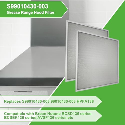 S99010430 003 Grease Range Hood Filters Replacement for 99010430