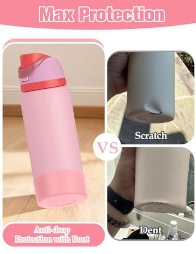 2PCS Silicone Boot for Owala FreeSip Water Bottle 32oz (2 Count)