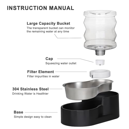 4L Gravity Cat Water Dispenser