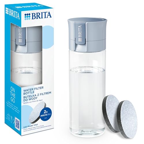Water Filter Bottle Light Blue