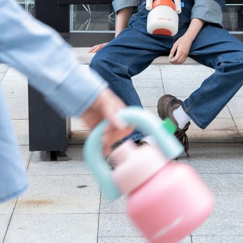 Water Bottle with Straw and Carry Handle 33oz