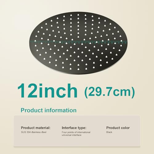 All Metal Rain Shower Head