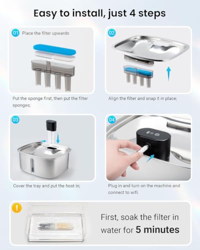10L Pet Water Fountain Filters