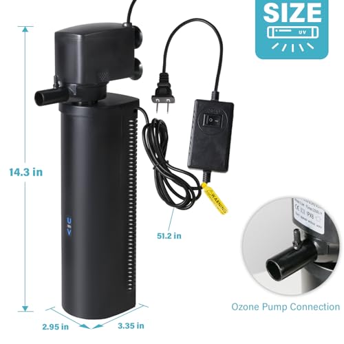 600GPH Cold Plunge Small Pool Filter with 24V DC Powerful Pump for or Up to 1000 Gal Cloudy Water Cleaner