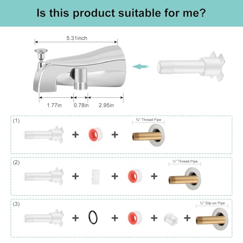 Tub Spout with Diverter