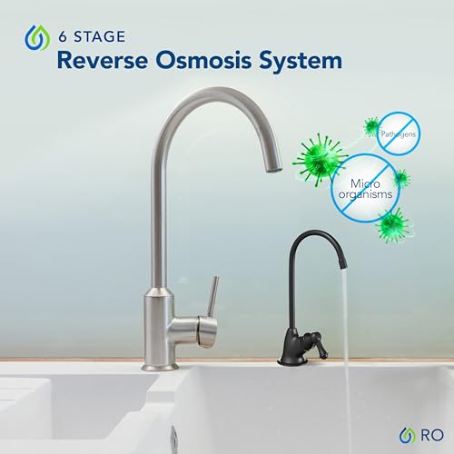 Kind Water 6 Stage Reverse Osmosis Drinking Water System with Chrome Faucet