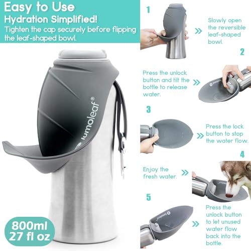 Portable Dog Water Bottle 27 OZ