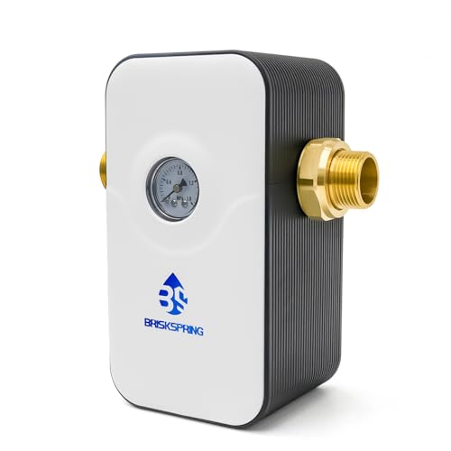 Upgraded Salt Free Water Descaler with Pressure Gauge丨26.4GPM Whole House Water Softener System丨1