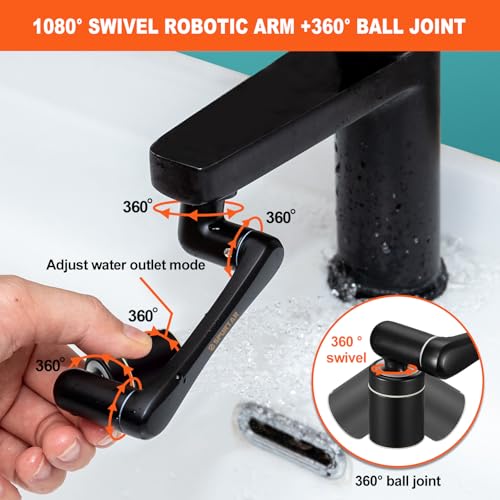 1440° Swivel Bathroom Faucet Extender