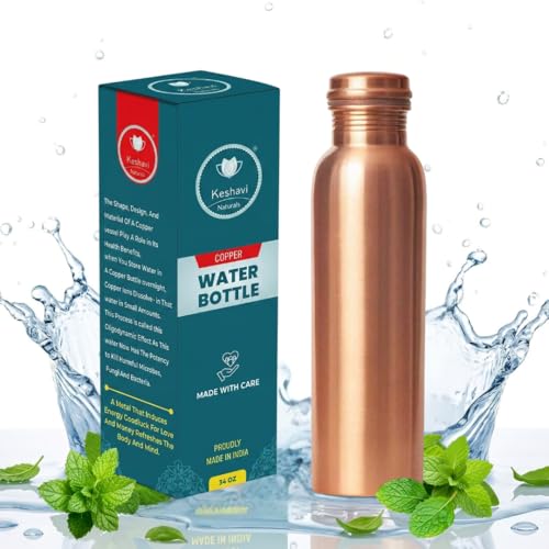 Pure Copper Water Bottle 34 oz