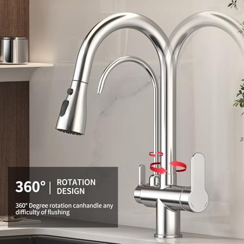 Kitchen Sink Faucet with Pull