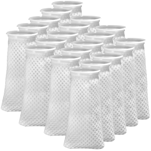 20 Pack 4 Inch 150 Micron Honeycomb Filter Socks for Fish Tank (20 Count)