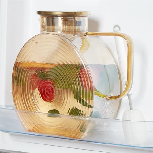84 oz Glass Pitcher with Lid