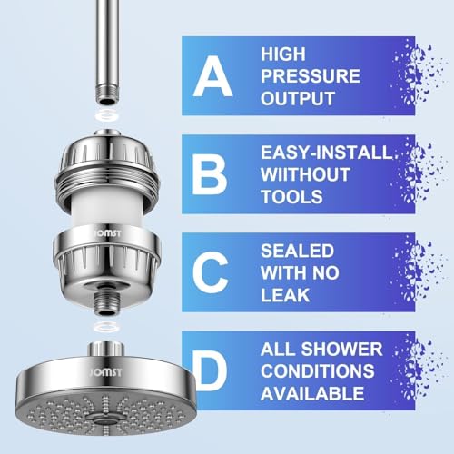 25 Stages Shower Filter with 3 Cores
