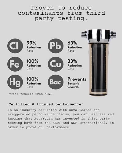 2.0 Carbon Shower Head Filter System