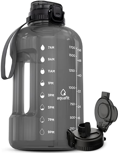 Half Gallon Water Bottle with Time Marker