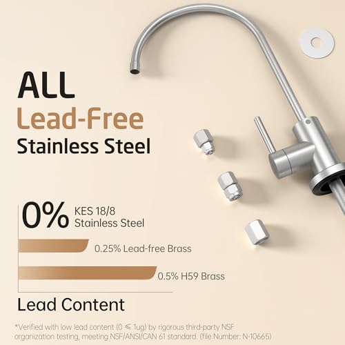NSF Certified All Metal Drinking RO Water Faucet