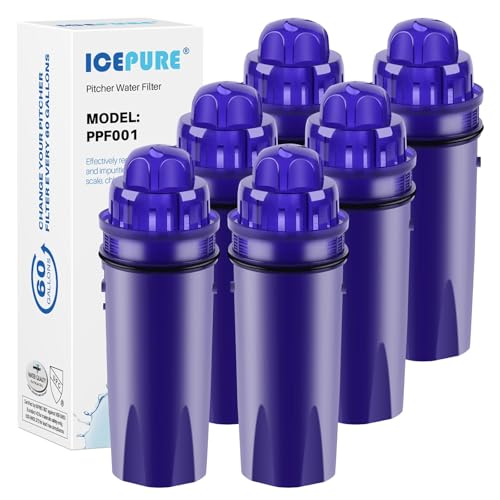 PPF001 Pitcher Water Filter Replacement for Pur Pitchers and Dispensers (6 Count)