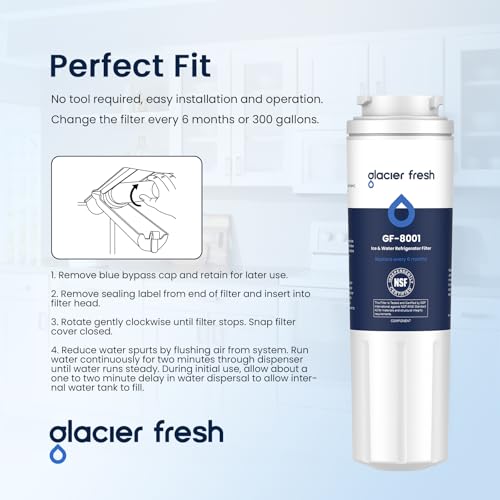 UKF8001 Whirlpool Refrigerator Water Filter 4 (4 Count)