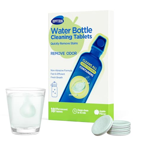 Water Bottle Cleaning Tablets (18 Count)