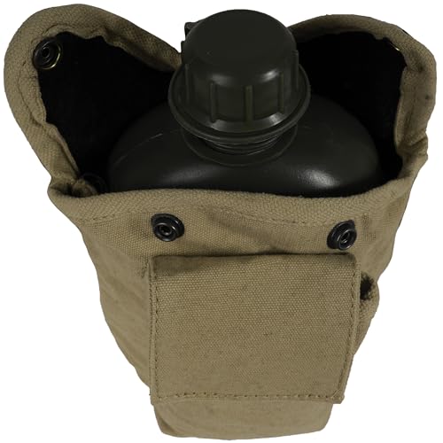 Vintage Canvas Canteen Cover Bag w