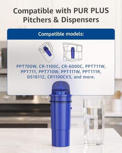 Pitcher Water Filter Replacement for Pur® Filter (3 Count)
