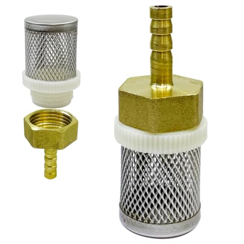 Stainless steel filter copper tube joint 8mm diameter hose connection