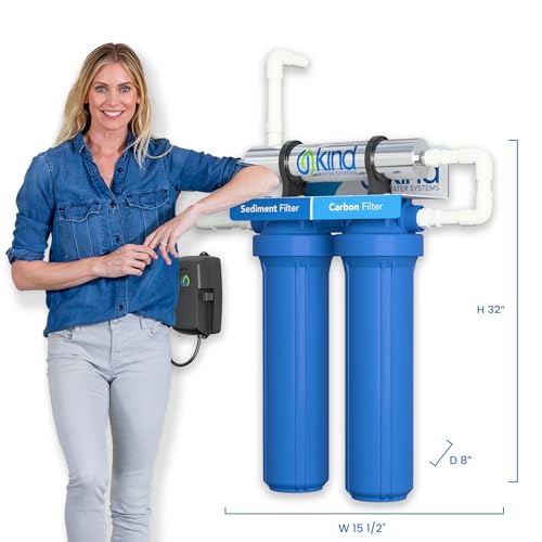 Whole Home Water Filtration System with UV Light