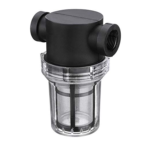 1Pcs Garden Pond 1 inch Inline Mesh Strainer Water Pump Filter Irrigation High Flow Pipeline Filter Garden Interface Strainer