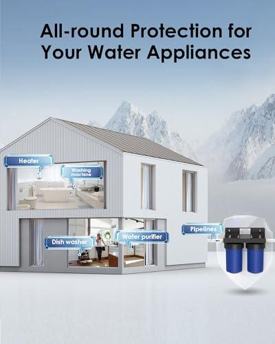 WHF21-FG 2-Stage Whole House Water Filter System, 5 Micron