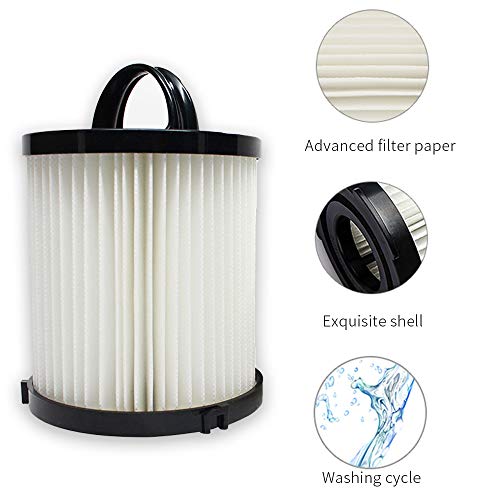Replacement EF6 HEPA Filter and Washable Reusable Cup Filter Vacuum Filter DCF21 Replace#67821 (2 Count)