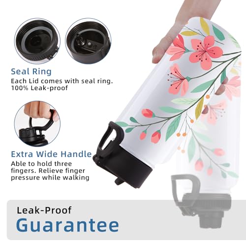 Sublimation Insulated Water Bottles Blank Bulk 8 Pack (8 Count)