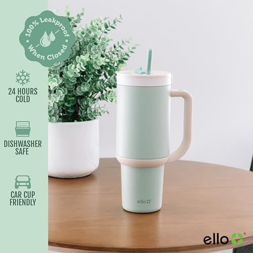 Oasis 40oz Insulated Stainless Steel Tumbler with Straw