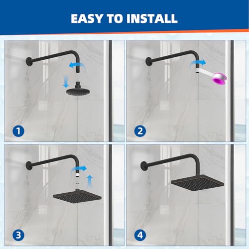 cUPC Certified Thick Metal 8'' Rain Shower Head