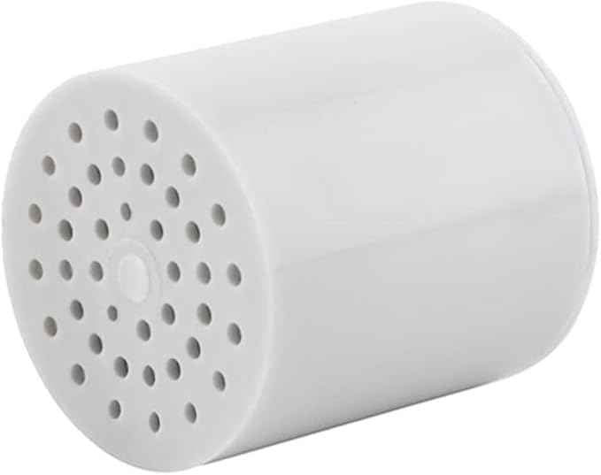15 Stage Universal Shower Filter | Hard Water Treatment, Removes Chlorine, Heavy Metals & Sediment, Vitamin C & Alkaline PH Balls | Includes 1 Replaceable Cartridge (1)