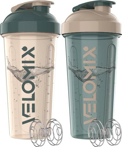 2 Pack 28oz Protein Shaker Bottle for Protein Mixes (2 Count)