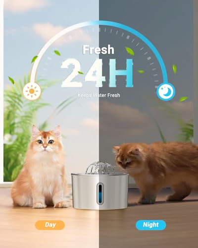 Cat Water Fountain Stainless Steel