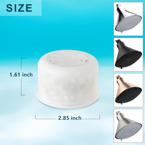 Cartridge Compatible with All Canopy Fixed & Handheld Filtered Shower Head