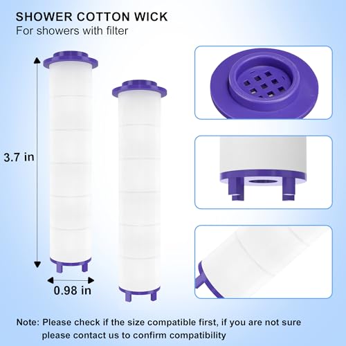 12 Pieces Hydro Jet Shower Head Filter (12 Count)