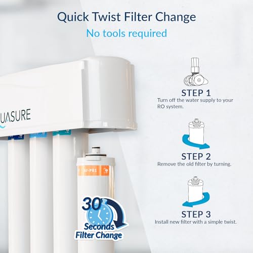 Premier 4 Stage RO Reverse Osmosis Under Sink Drinking Water Filtration System