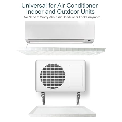 Air Conditioner Condensate Drain Pan Indoor Outdoor Unit Water Collecting and Drainage Drip Tray Kit Collector