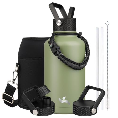 64 oz Insulated Stainless Steel Water Bottle Jug with Handle
