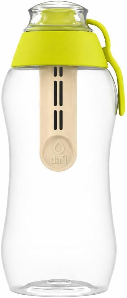 Dafi Sports Water Bottle Filter Replacement - 3-Pack Carbon Water Filters for Dafi Soft & Solid Bottles - Lasts Two Months or 40 Gallons Efficiency - Removes Chlorine Taste - BPA-Free - Colour Beige