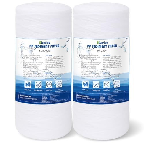 Whole House 5 Micron 10" x 4.5" Sediment Filter Cartridge (2 Count)