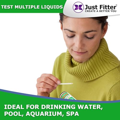 Alkaline Water pH Test Strips. Testing Kit for Home Drinking Water and Liquids. Universal Tester for Aquarium