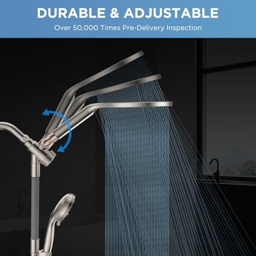 Dual Handheld Shower Head Combo